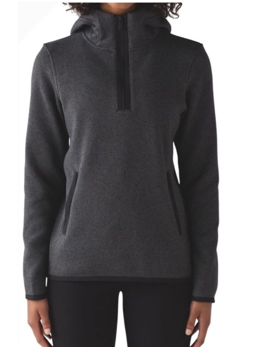 Lululemon It’s Fleecing Cold Pullover hoodie size 6 Heathered gray women’s - Picture 5 of 13